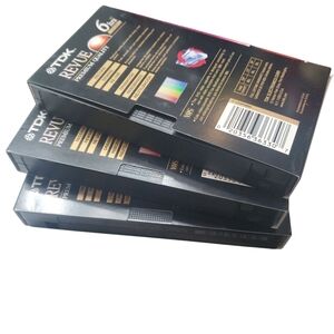 A Lot Of 3 VHS TAPES UNKNOWN WHAT IS ON THEM